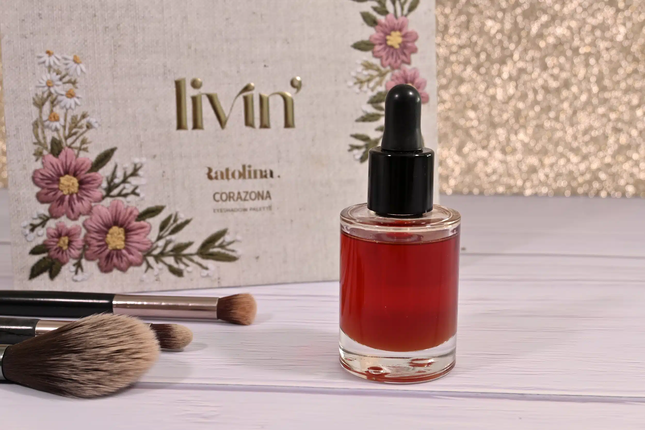 Abilleira Photography Cosmética Texturas Ecommerce e commerce Estudio fotografía cerca de mi sombra de ojos glitter Fotos para