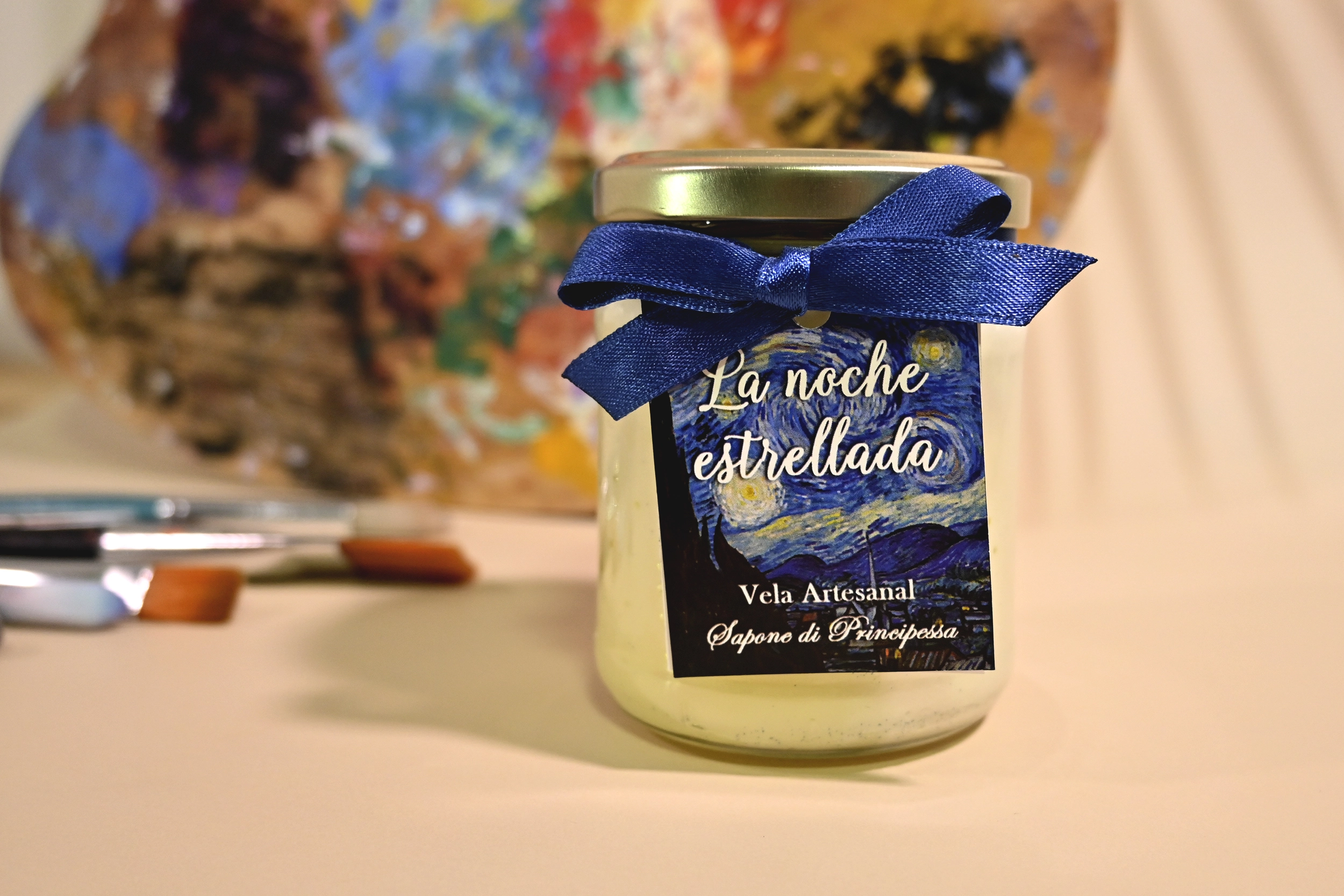 Fotografía de producto para cerería en artesanía hecha a mano con esencias.