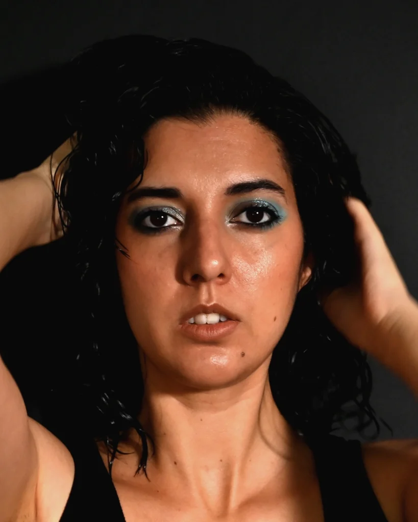 Abilleira Photography Cosmética Maquillaje Retrato Sombra Ojos Pastel Mina Estudio Fotógrafa Pontevedra