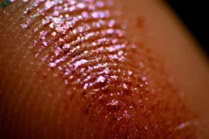 Abilleira Photography Macro Cosmética Maquillaje Sombras Ojos Líquida Corazona Shimmer Glitter Quenn Imagen Fotos Fotógrafa
